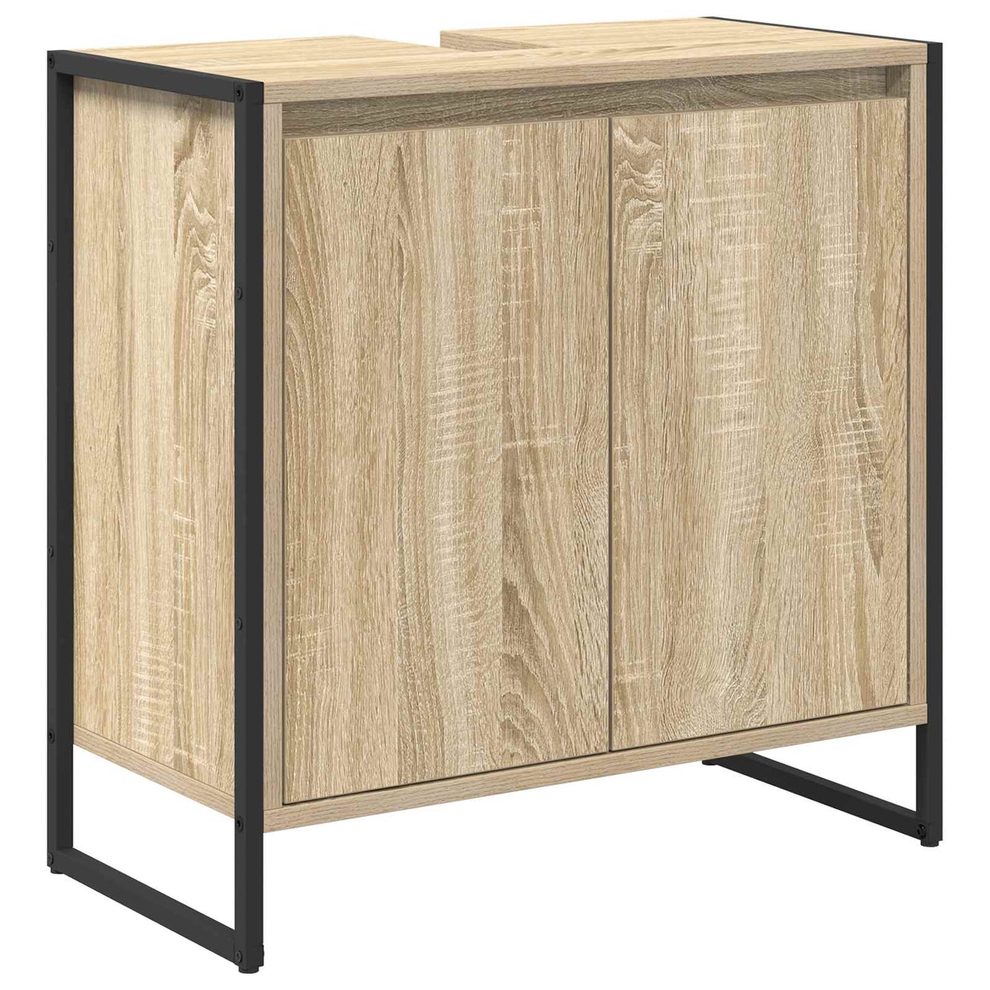 vidaXL Bathroom Cabinet Sonoma 60 x 30 x 60 cm Engineered Wood 2