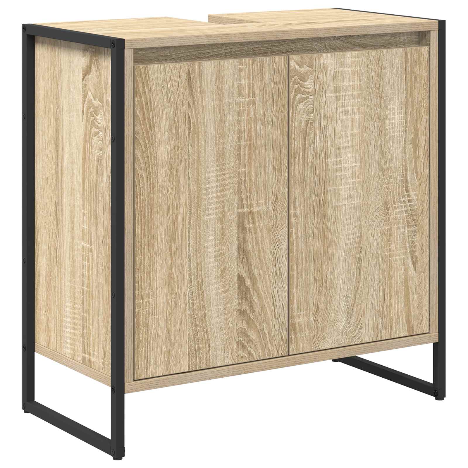 vidaXL Bathroom Cabinet Sonoma 60 x 30 x 60 cm Engineered Wood 2