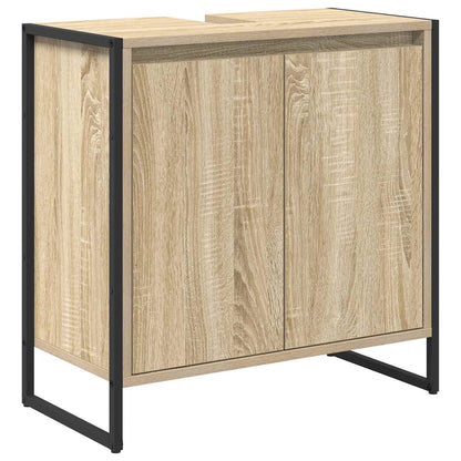 vidaXL Bathroom Cabinet Sonoma 60 x 30 x 60 cm Engineered Wood 2