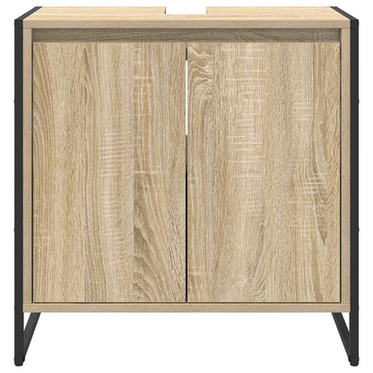 vidaXL Bathroom Cabinet Sonoma 60 x 30 x 60 cm Engineered Wood 6