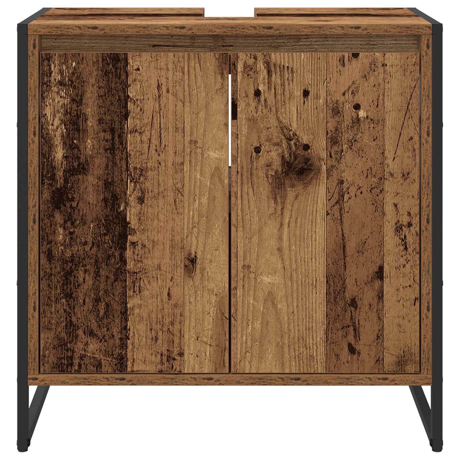 vidaXL Bathroom Cabinet Old Wood 60 x 30 x 60 cm Engineered Wood 6