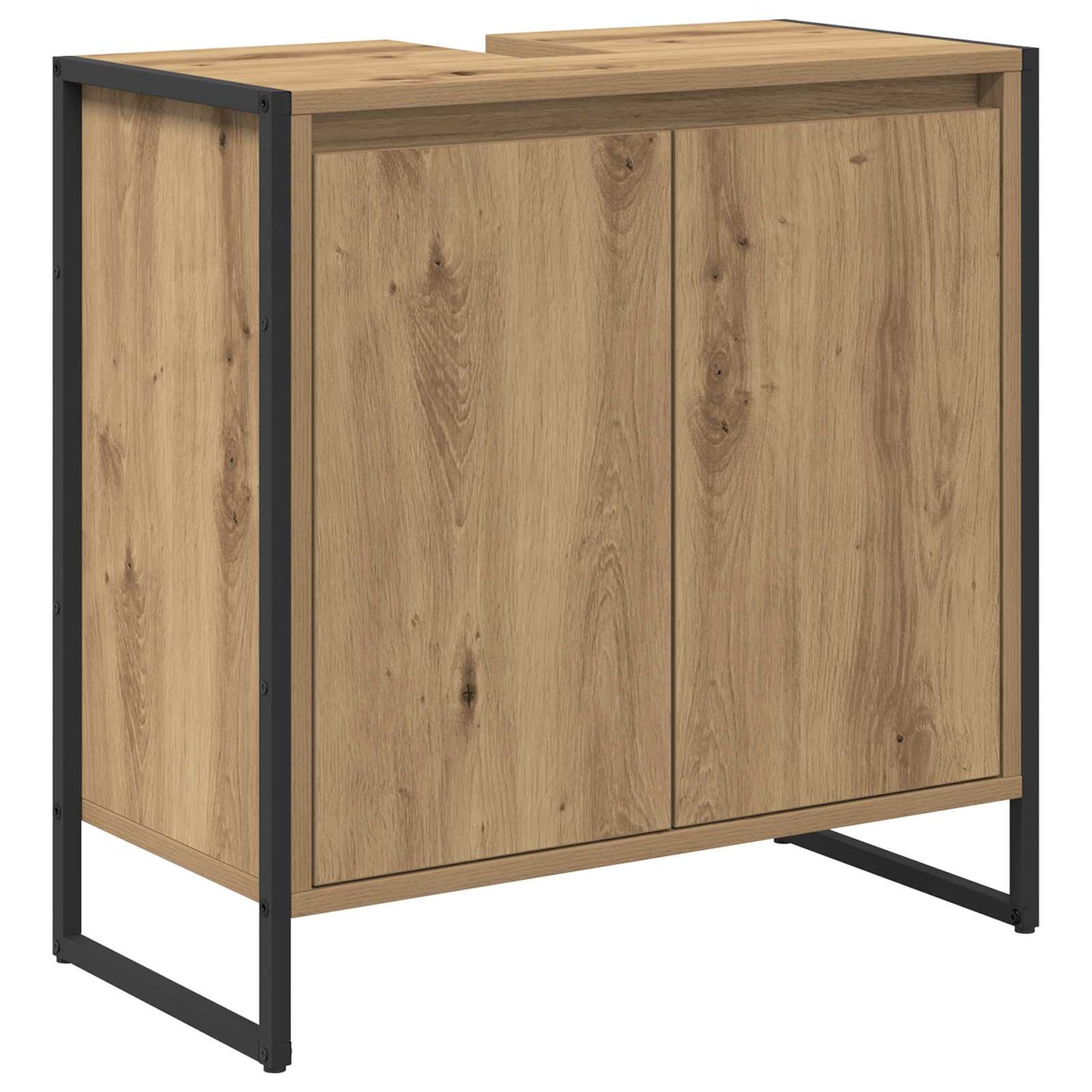 vidaXL Bathroom Cabinet Artisian Oak 60 x 30 x 60 cm Engineered Wood 2