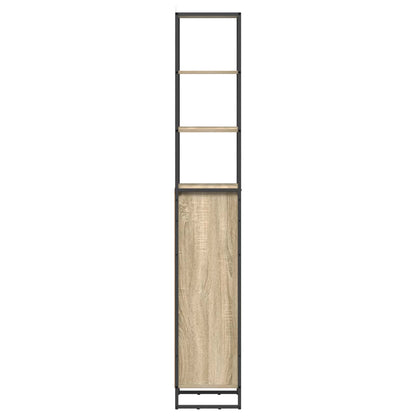 Bathroom Cabinet 40 x 30 x 180 cm Engineered Wood Sonoma oak