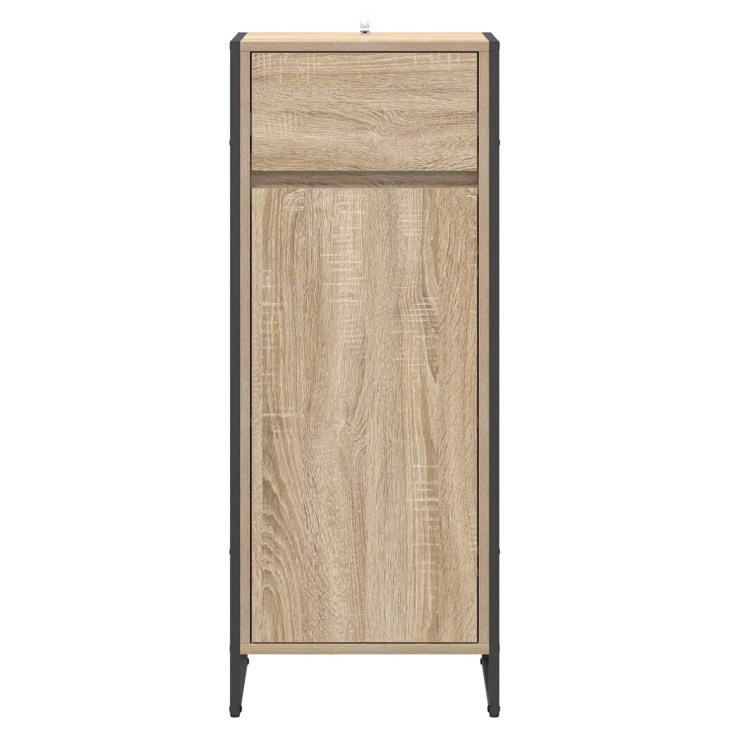vidaXL Bathroom Cabinet Sonoma 40 x 30 x 100 cm Engineered Wood 5