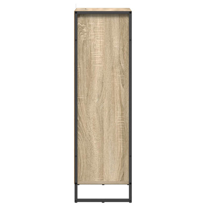 vidaXL Bathroom Cabinet Sonoma 40 x 30 x 100 cm Engineered Wood 6