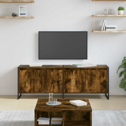 TV Cabinet 140 x 36 x 49.5 cm Engineered Wood Smoked oak