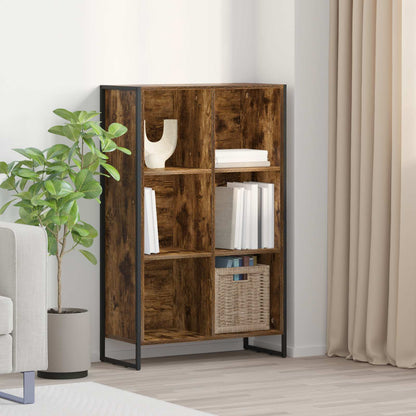 Book Cabinet 68 x 30 x 108 cm Engineered Wood Smoked oak