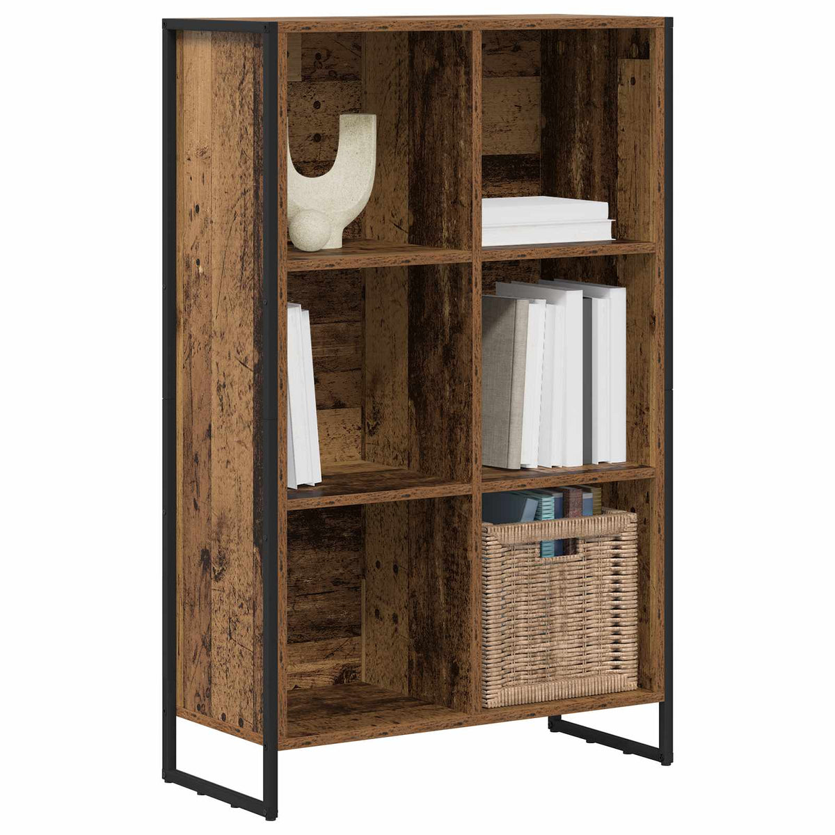 Book Cabinet 68 x 30 x 108 cm Engineered Wood Old wood