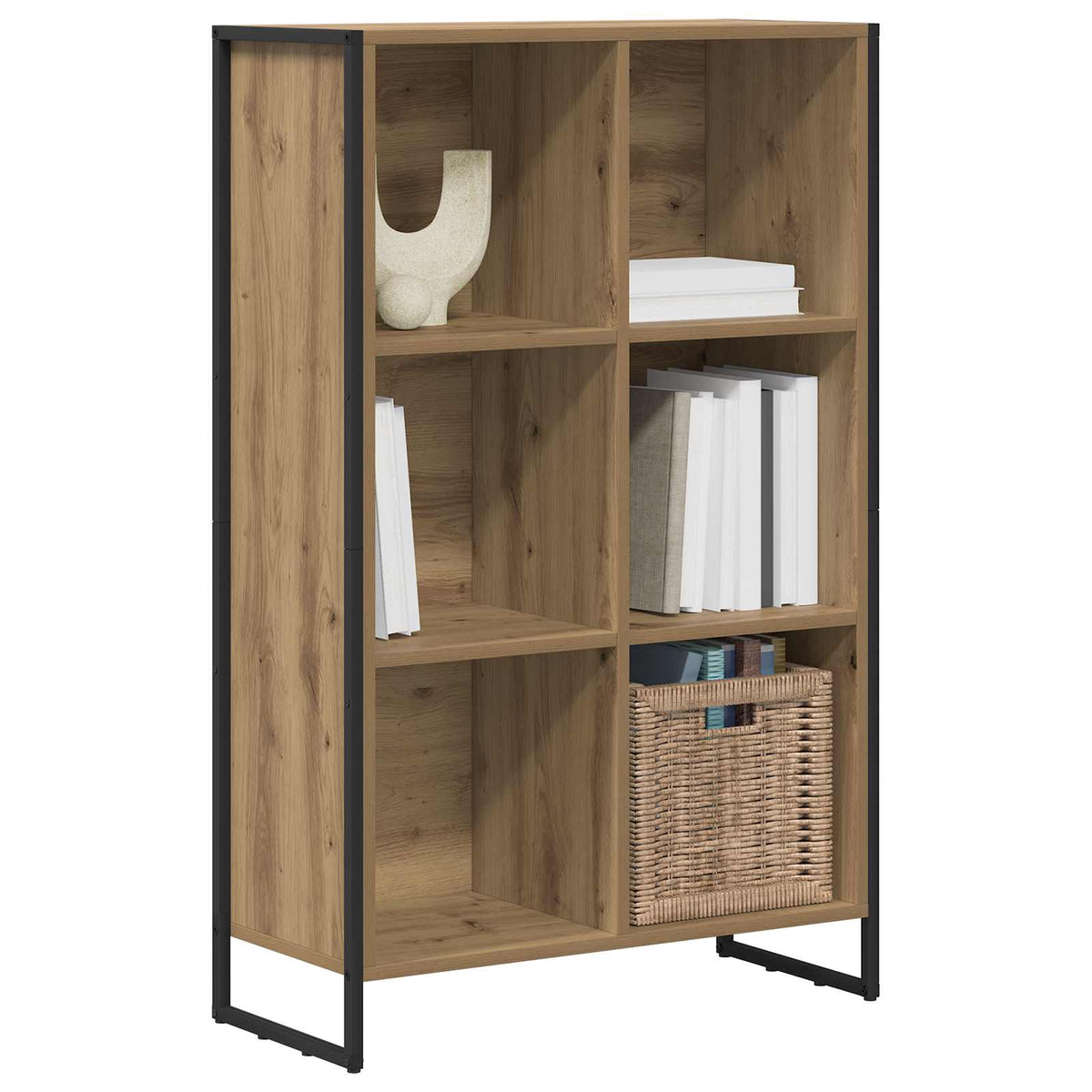 Book Cabinet 68 x 30 x 108 cm Engineered Wood Artisan oak