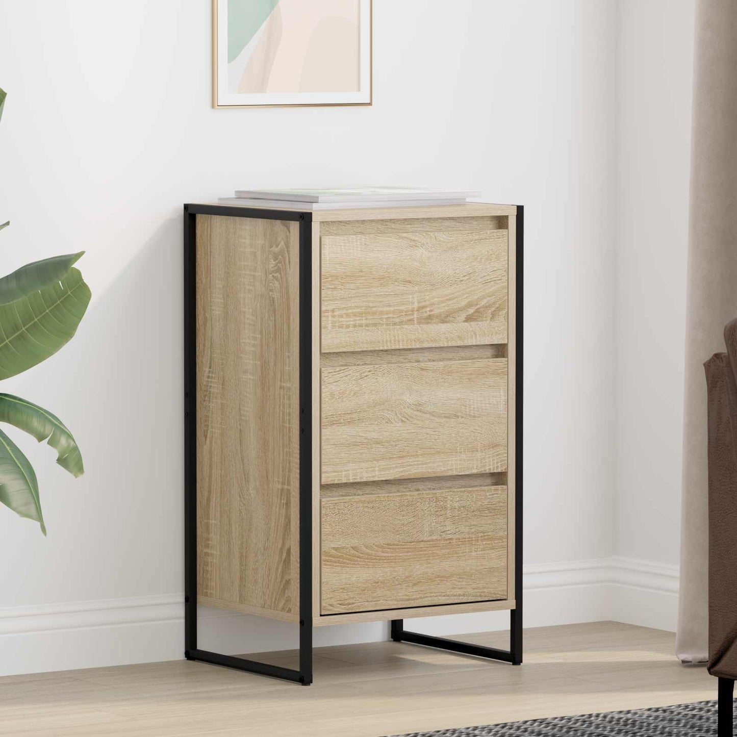 vidaXL Sideboard Sonoma 42 x 36 x 75.5 cm Engineered Wood 1