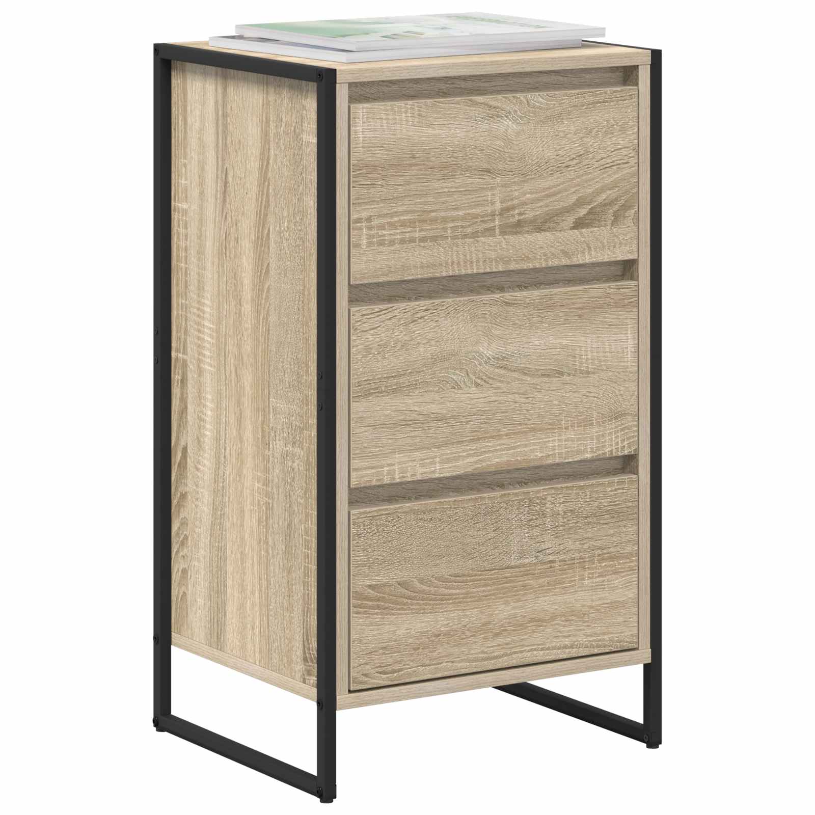 vidaXL Sideboard Sonoma 42 x 36 x 75.5 cm Engineered Wood 3