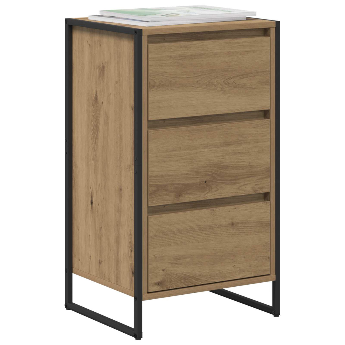 vidaXL Sideboard Artisan Oak 43 x 36 x 75.5 cm Engineered Wood 3