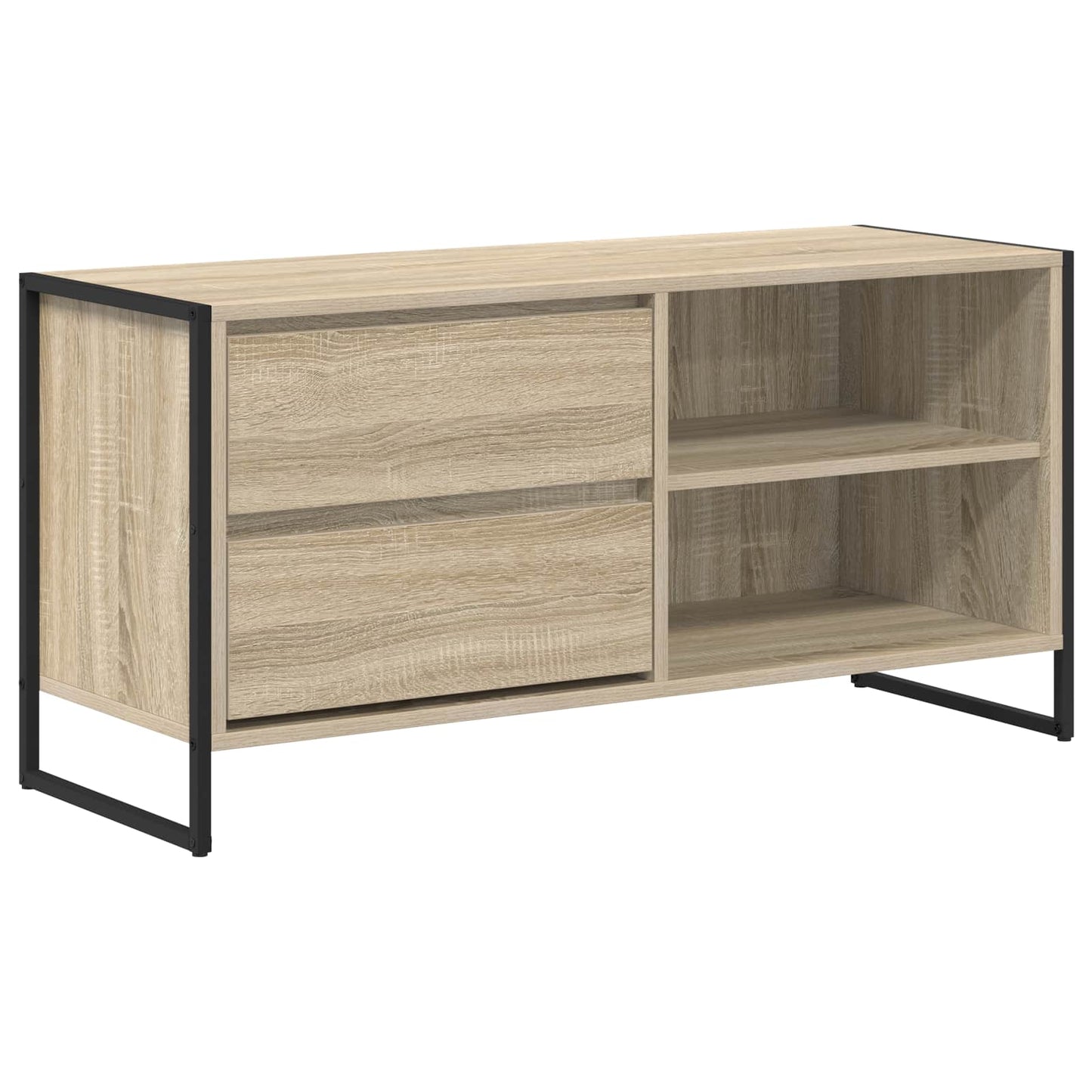 vidaXL TV Cabinet 100 x 36 x 49.5 cm Sonoma Engineered Wood 2