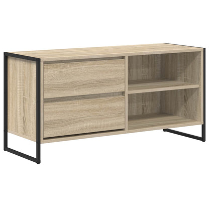 vidaXL TV Cabinet 100 x 36 x 49.5 cm Sonoma Engineered Wood 2