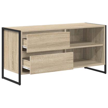 vidaXL TV Cabinet 100 x 36 x 49.5 cm Sonoma Engineered Wood 5