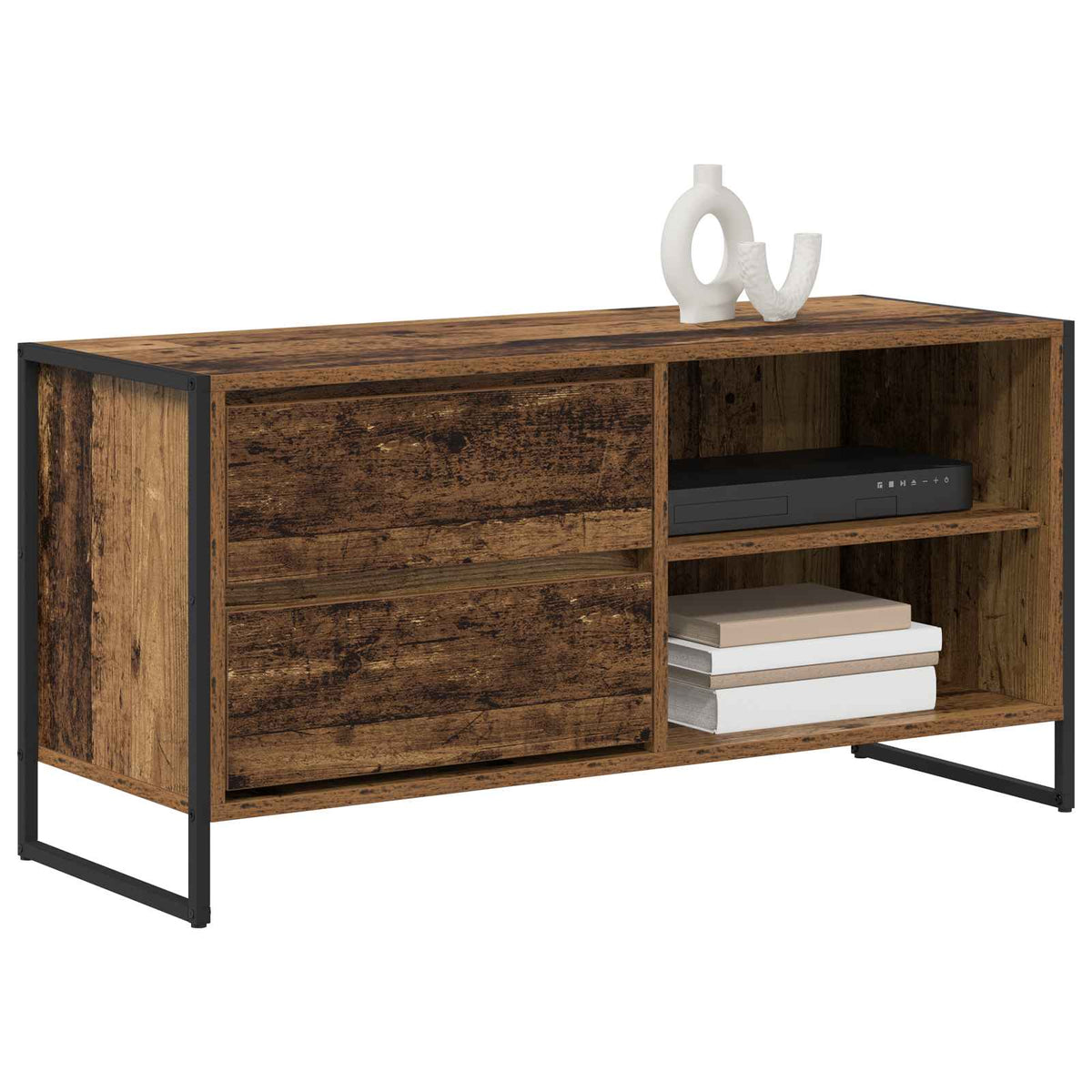 TV Cabinet 100 x 36 x 49.5 cm Engineered Wood Old wood