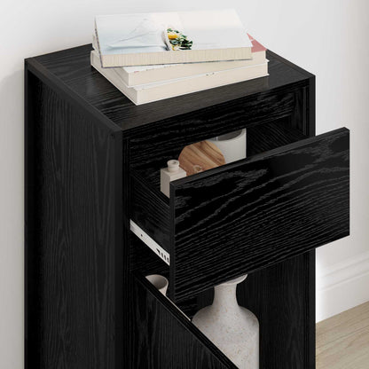 vidaXL Sideboard Black Oak 43 x 36 x 75.5 cm Engineered Wood 4