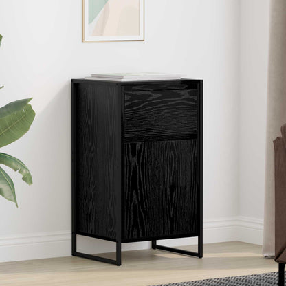 vidaXL Sideboard Black Oak 43 x 36 x 75.5 cm Engineered Wood 1