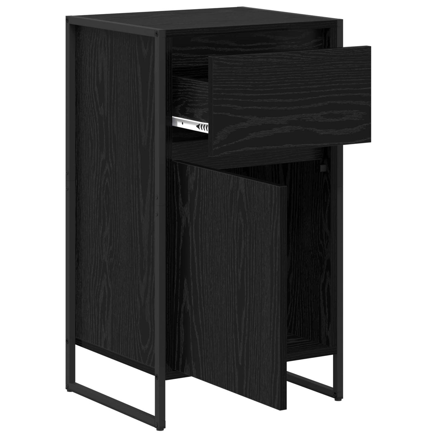 vidaXL Sideboard Black Oak 43 x 36 x 75.5 cm Engineered Wood 5