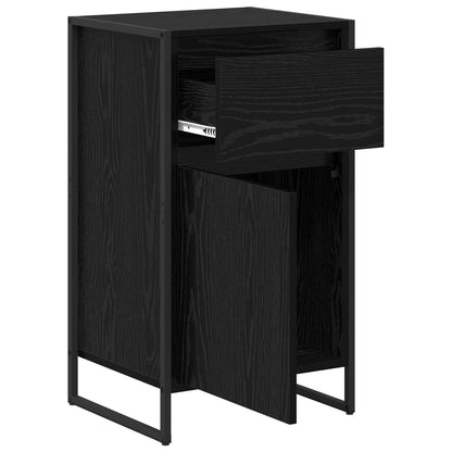 vidaXL Sideboard Black Oak 43 x 36 x 75.5 cm Engineered Wood 5