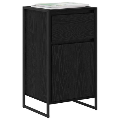 vidaXL Sideboard Black Oak 43 x 36 x 75.5 cm Engineered Wood 3