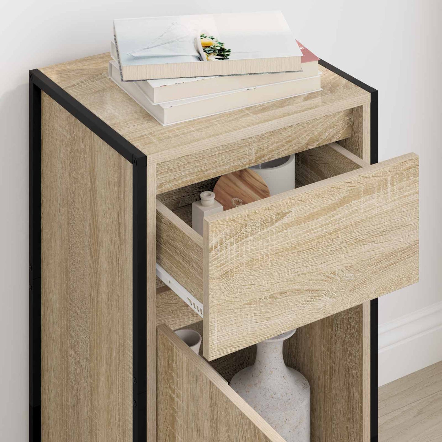 vidaXL Sideboard Sonoma 43 x 36 x 75.5 cm Engineered Wood 4