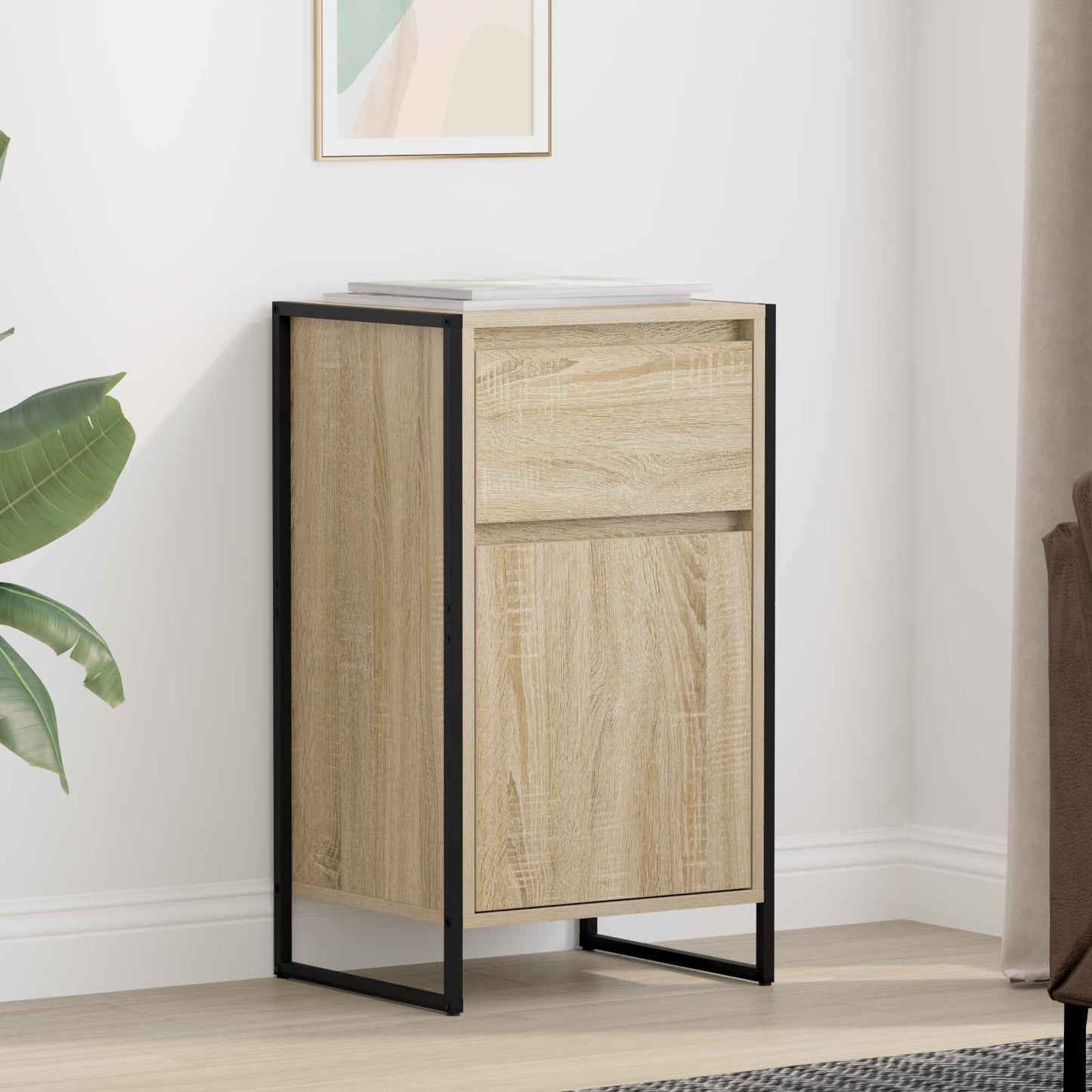 vidaXL Sideboard Sonoma 43 x 36 x 75.5 cm Engineered Wood 1