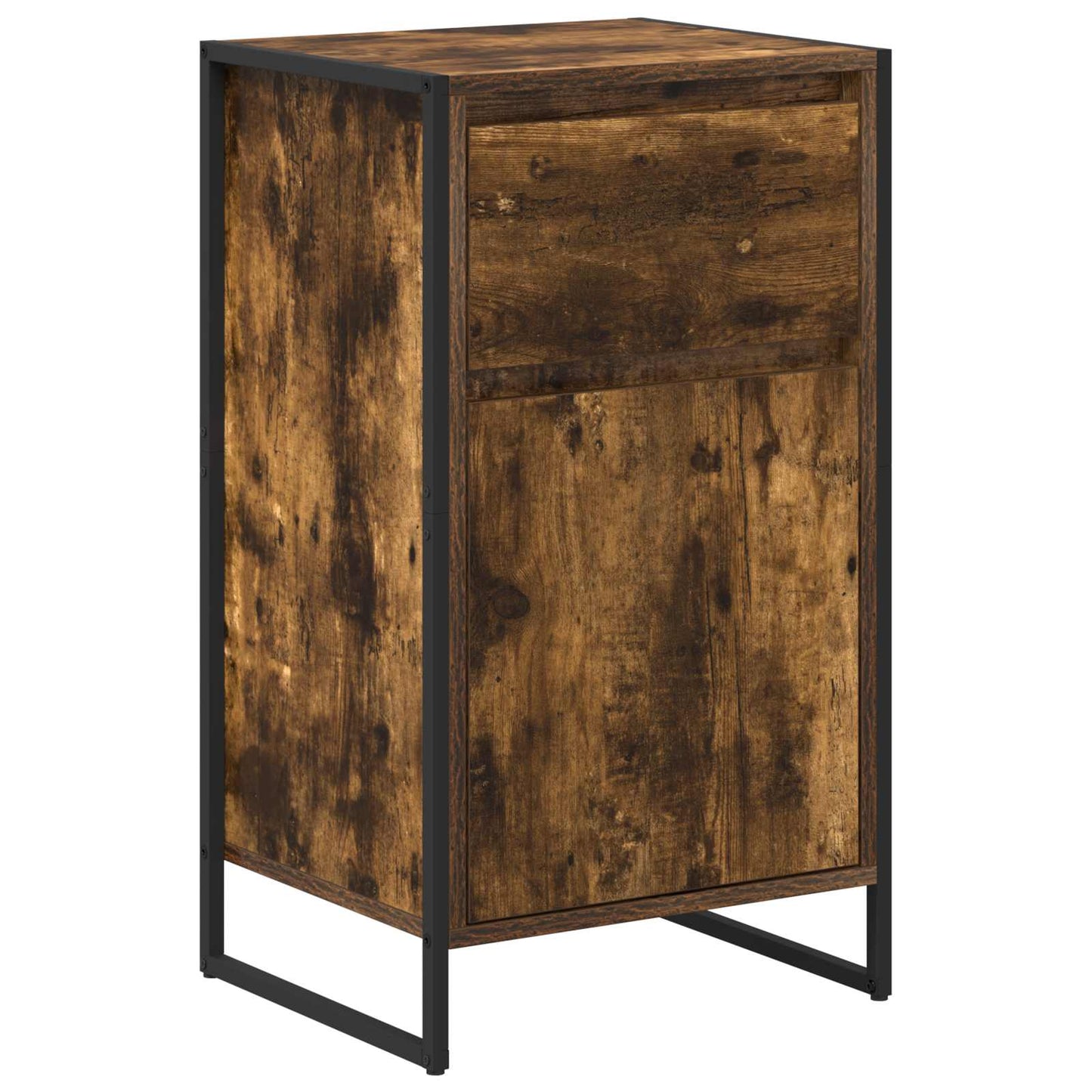vidaXL Sideboard Smoke Oak 43 x 36 x 75.5 cm Engineered Wood 2