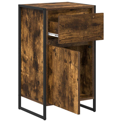 vidaXL Sideboard Smoke Oak 43 x 36 x 75.5 cm Engineered Wood 5