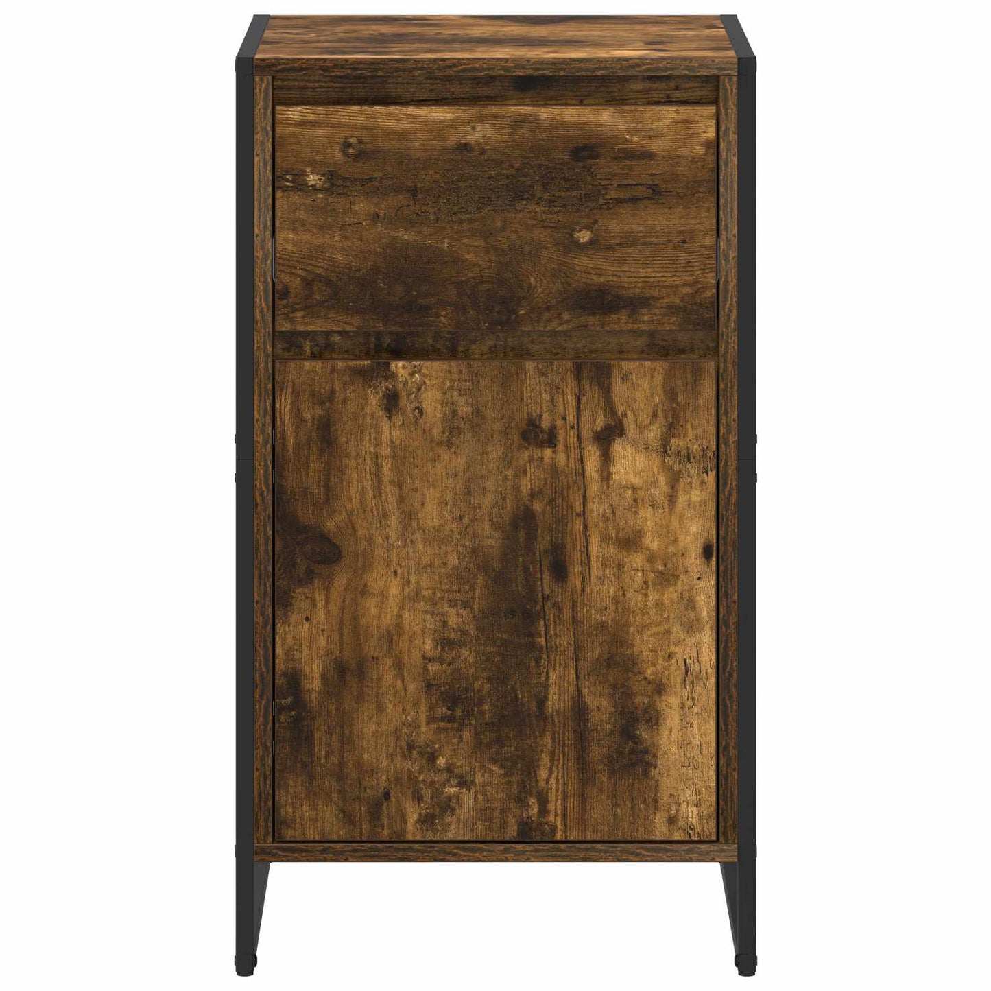 vidaXL Sideboard Smoke Oak 43 x 36 x 75.5 cm Engineered Wood 6
