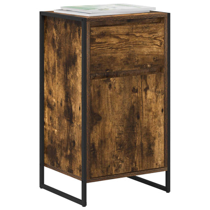 vidaXL Sideboard Smoke Oak 43 x 36 x 75.5 cm Engineered Wood 3