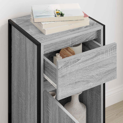 vidaXL Sideboard Grey Sonoma 43 x 36 x 75.5 cm Engineered Wood 4
