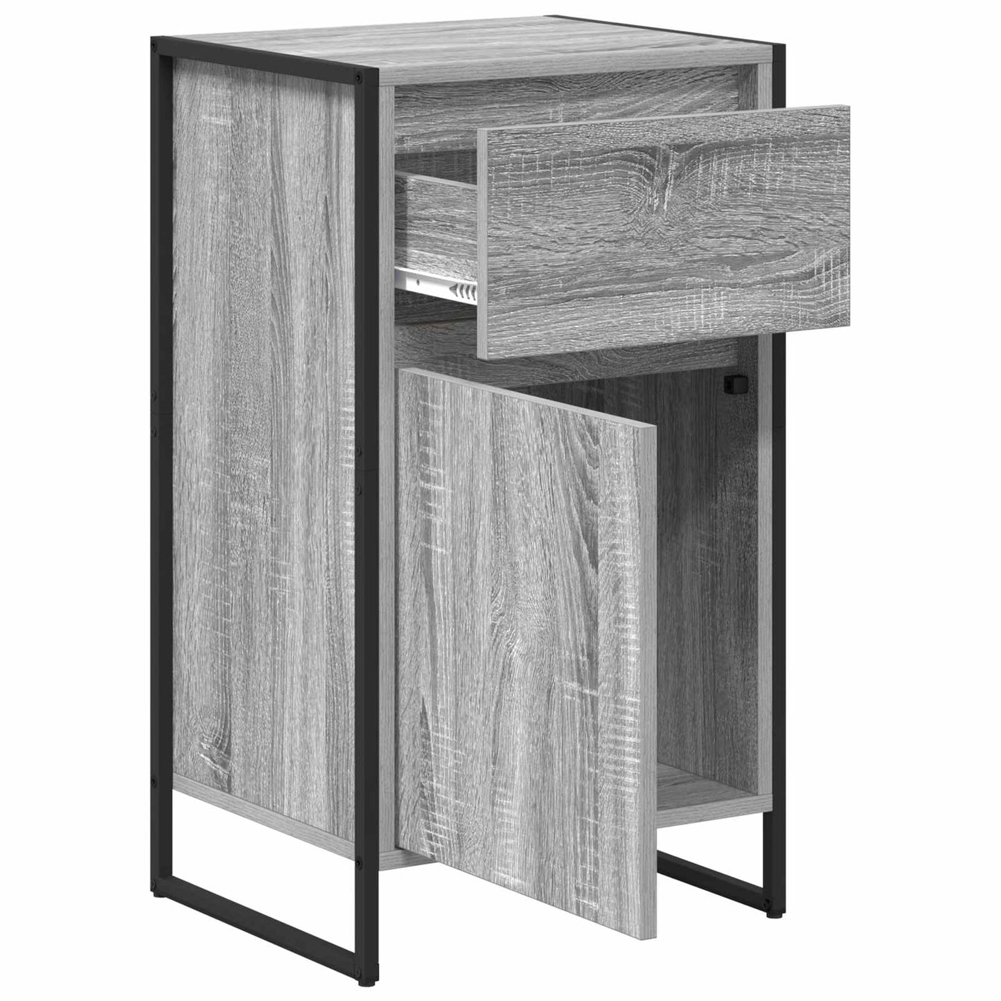 vidaXL Sideboard Grey Sonoma 43 x 36 x 75.5 cm Engineered Wood 5