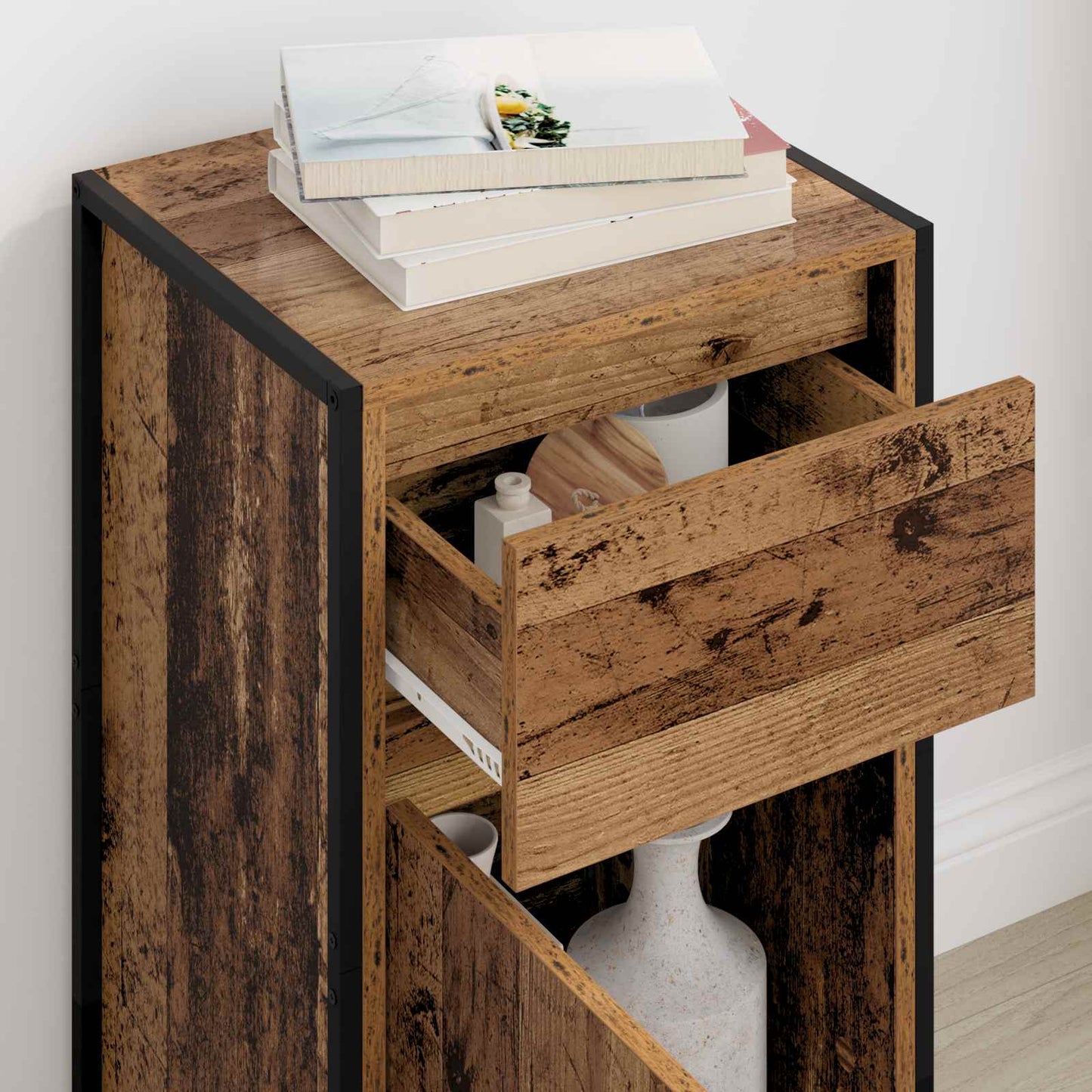 vidaXL Sideboard Old Wood 43 x 36 x 75.5 cm Engineered Wood 4