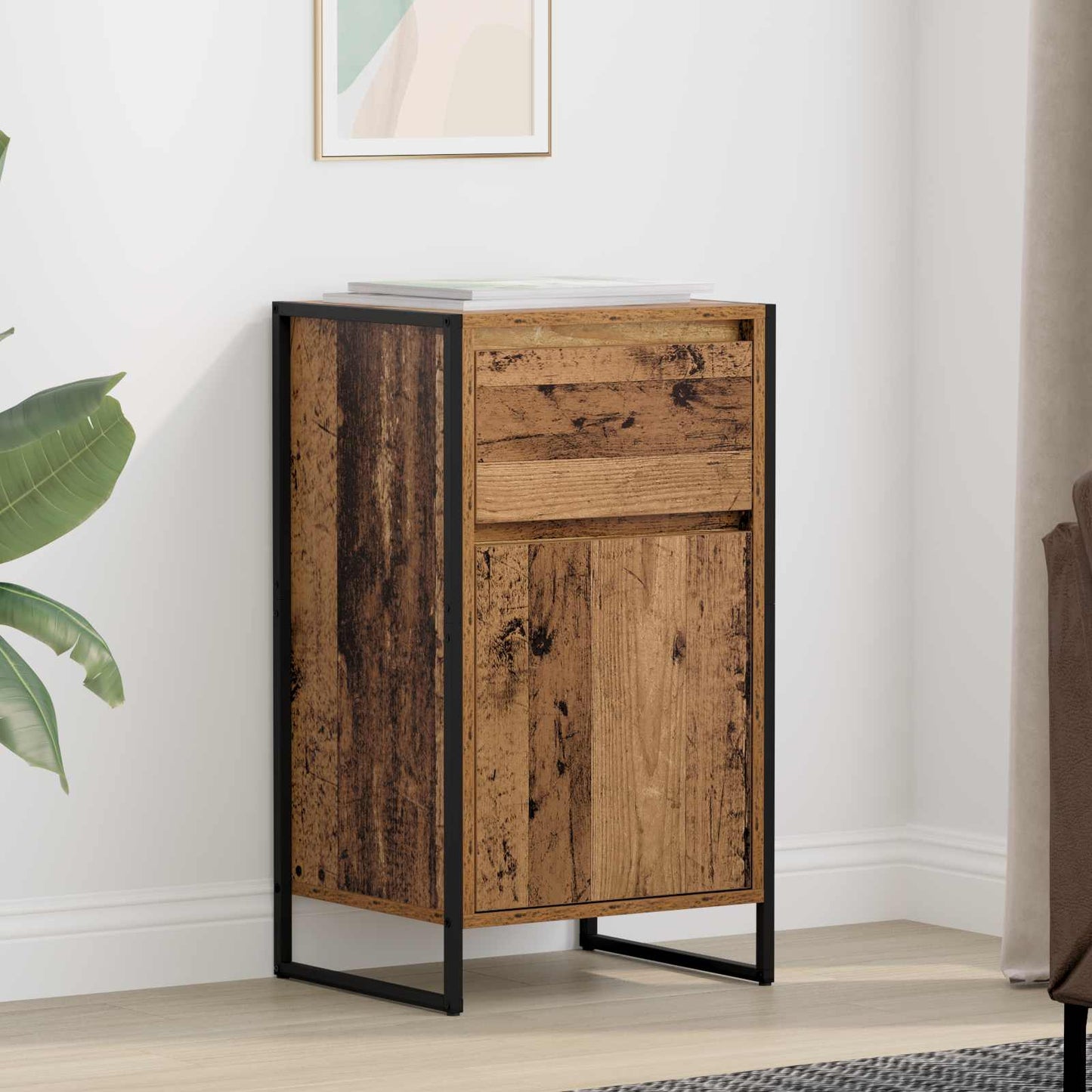 vidaXL Sideboard Old Wood 43 x 36 x 75.5 cm Engineered Wood 1