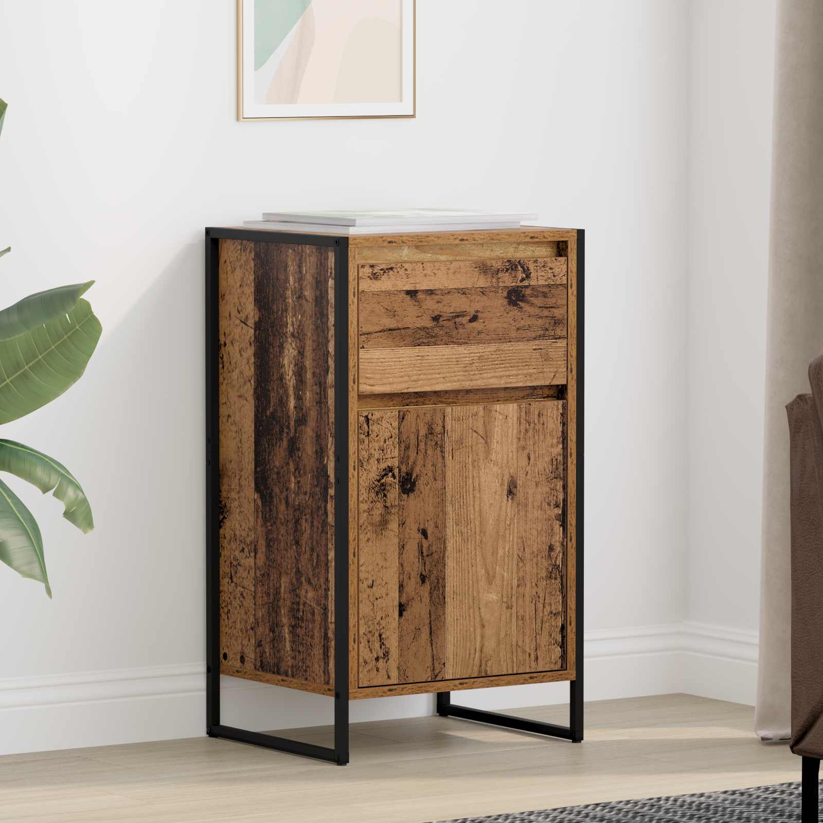 vidaXL Sideboard Old Wood 43 x 36 x 75.5 cm Engineered Wood 1