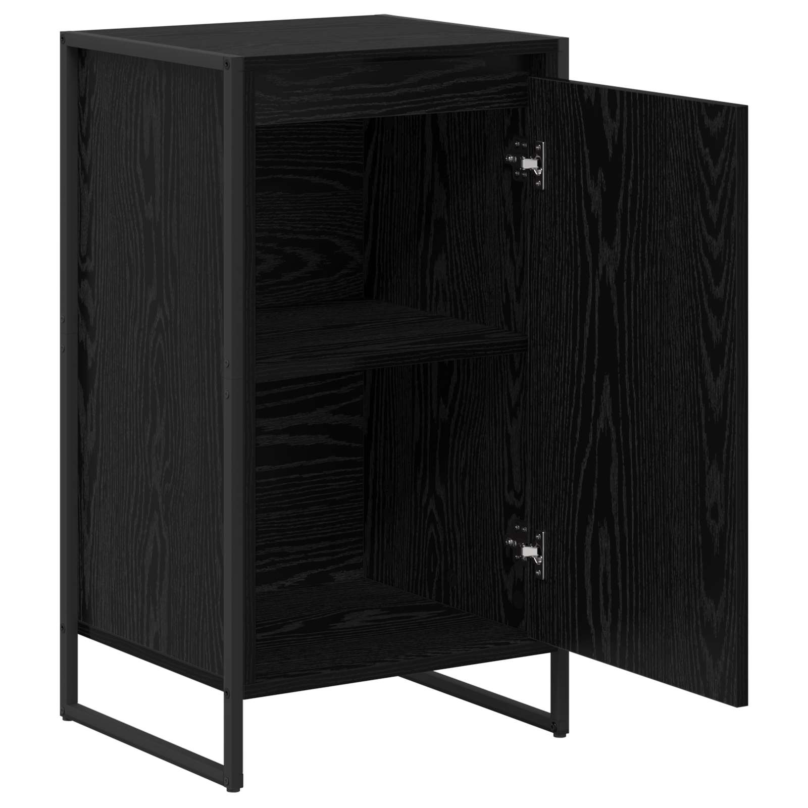 vidaXL Sideboard Black Oak 43 x 36 x 75.5 cm Engineered Wood 5