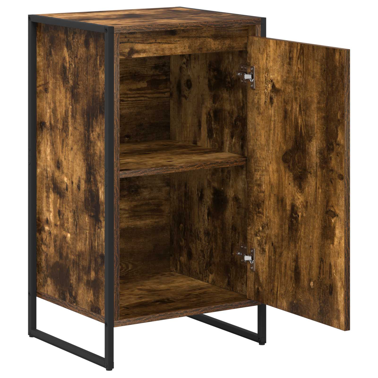 vidaXL Sideboard Smoke Oak 43 x 36 x 75.5 cm Engineered Wood 5