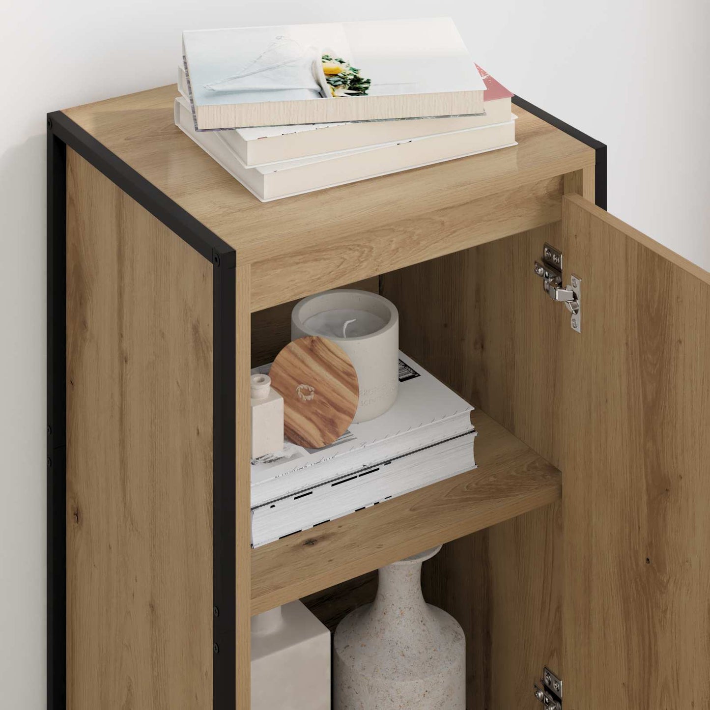 vidaXL Sideboard Artisian Oak 43 x 36 x 75.5 cm Engineered Wood 4