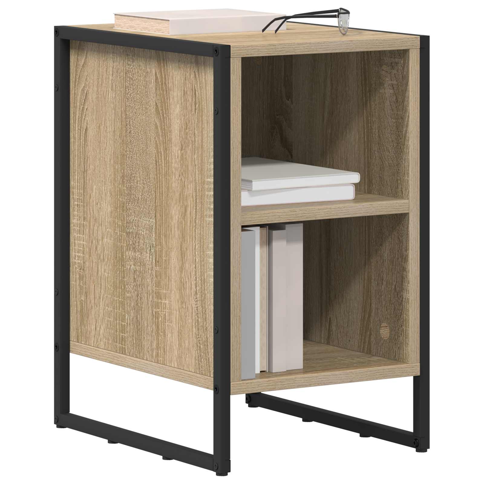 vidaXL Bedside Table 2 pcs Sonoma 39.5 x 30 x 50 cm Engineered Wood 3