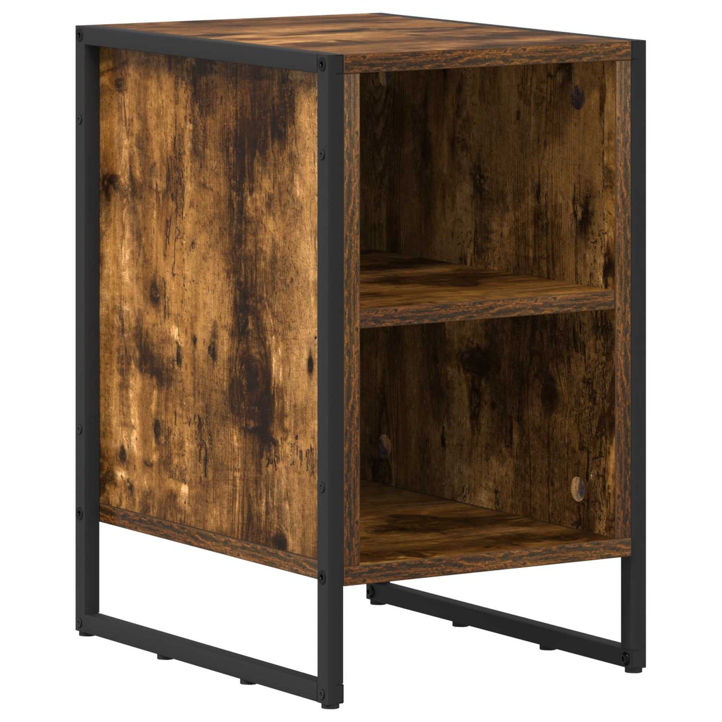 vidaXL Bedside Table 2 pcs Smoke Oak 39.5 x 30 x 50 cm Engineered Wood 5