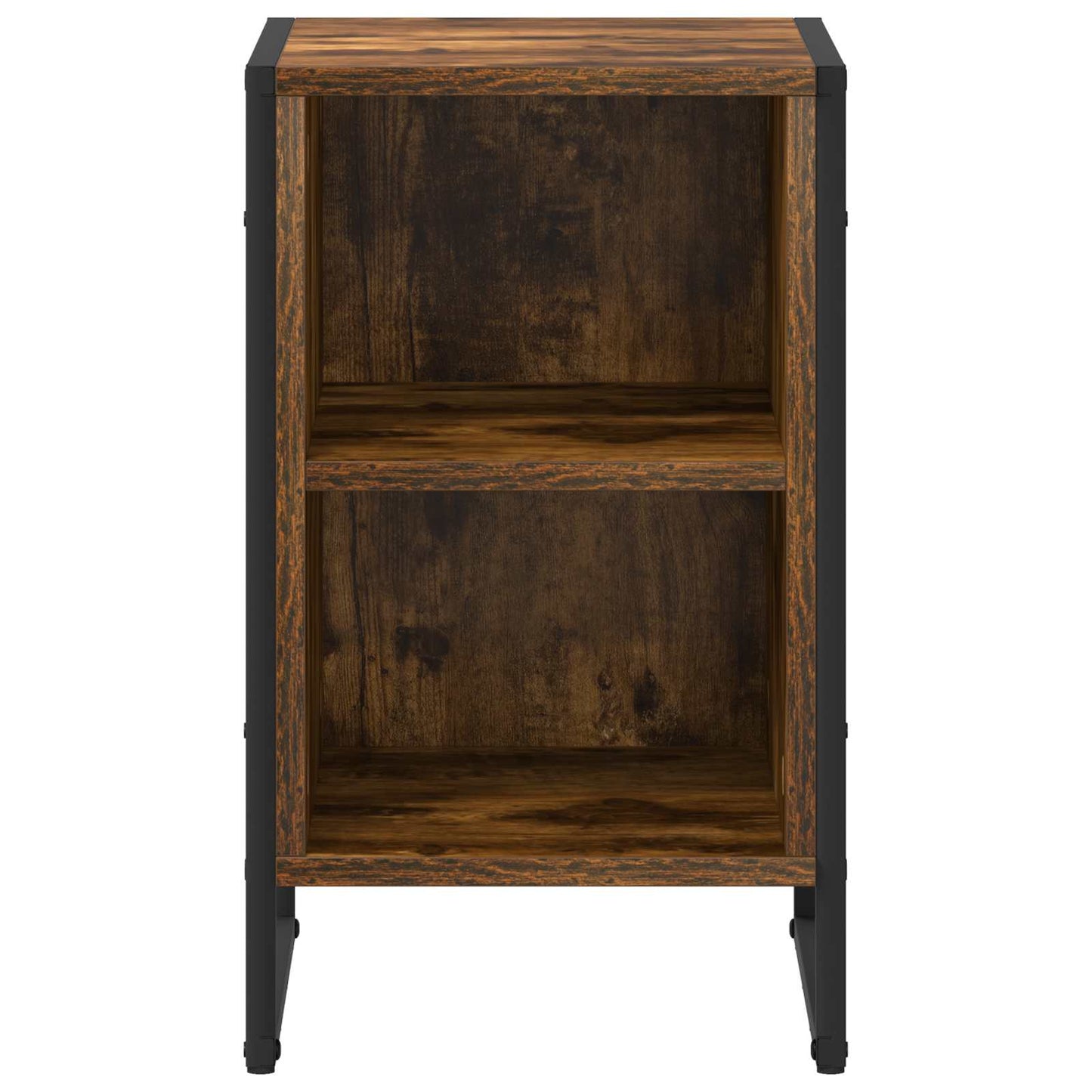 vidaXL Bedside Table 2 pcs Smoke Oak 39.5 x 30 x 50 cm Engineered Wood 6