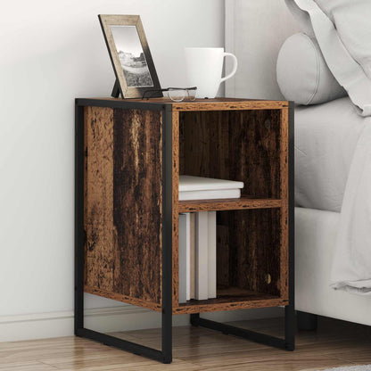 vidaXL Bedside Table 2 pcs Old Wood 39.5 x 30 x 50 cm Engineered Wood 1