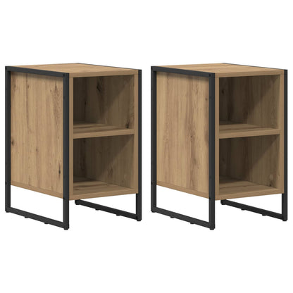 vidaXL Bedside Table 2 pcs Artisian Oak 39.5 x 30 x 50 cm 2
