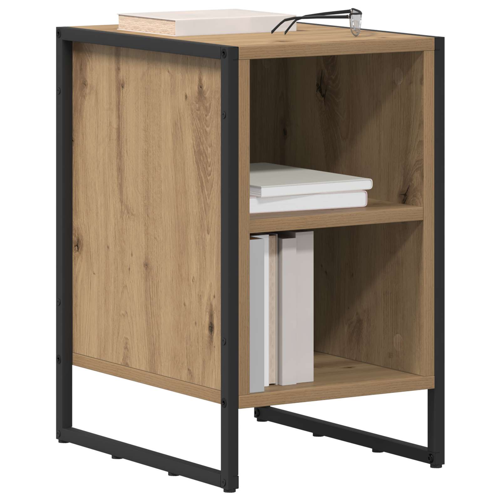 vidaXL Bedside Table 2 pcs Artisian Oak 39.5 x 30 x 50 cm 3