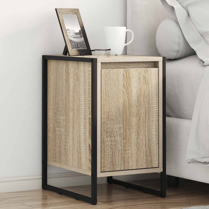 Bedside Table 39.5 x 30 x 50 cm Engineered Wood Sonoma oak