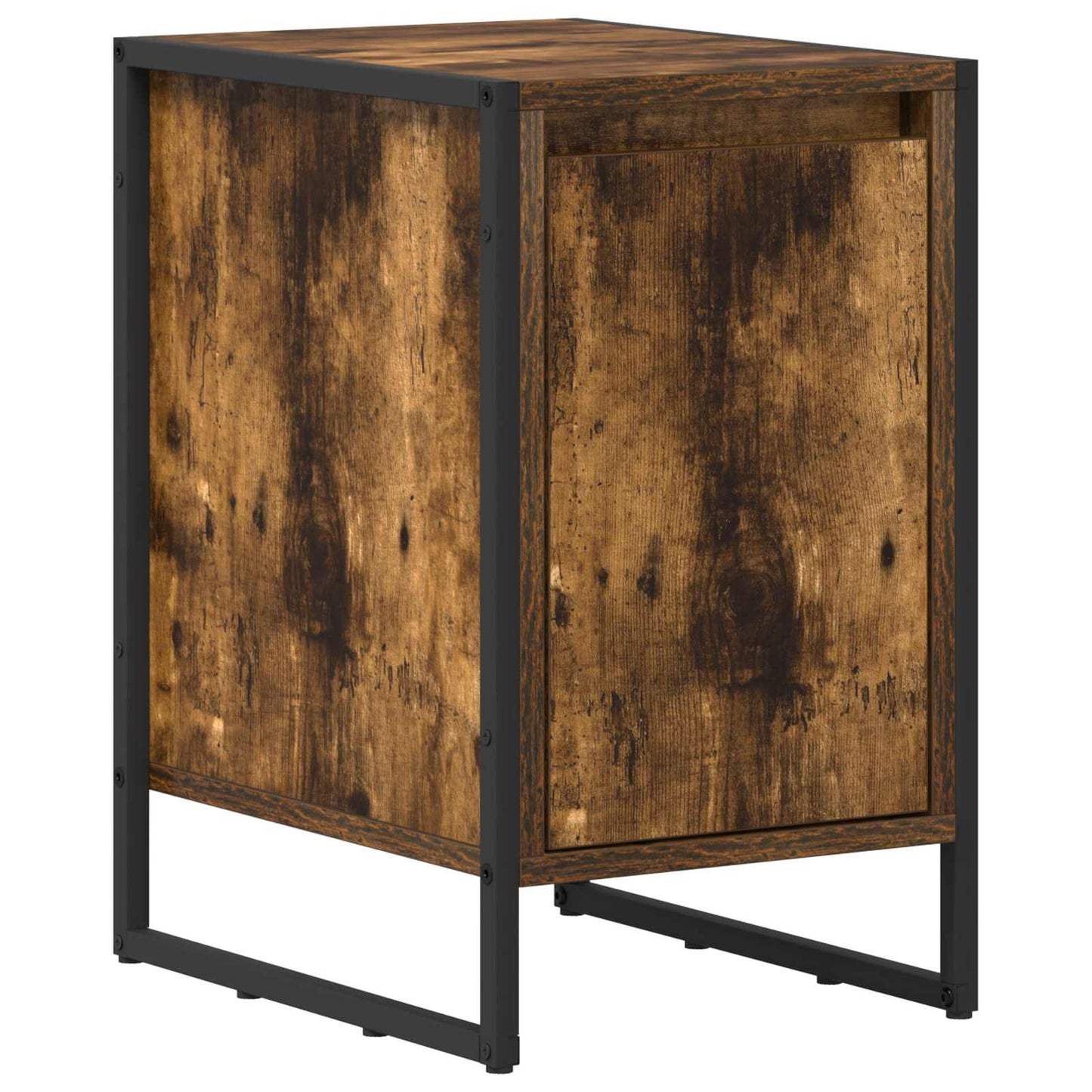 vidaXL Bedside Table 2 pcs Smoke Oak 39.5 x 30 x 50 cm Engineered Wood 5