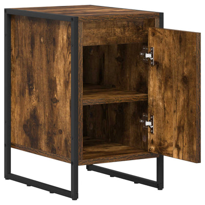 vidaXL Bedside Table 2 pcs Smoke Oak 39.5 x 30 x 50 cm Engineered Wood 6