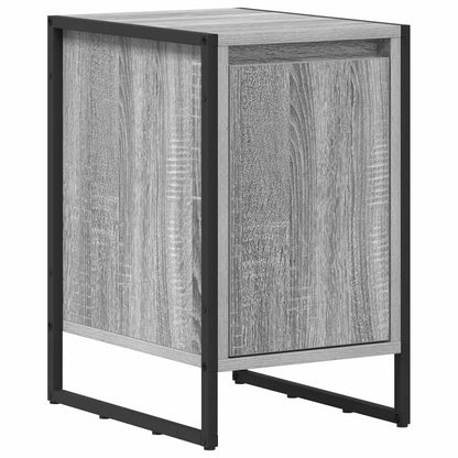vidaXL Bedside Table 2 pcs Grey Sonoma 39.5 x 30 x 50 cm 5