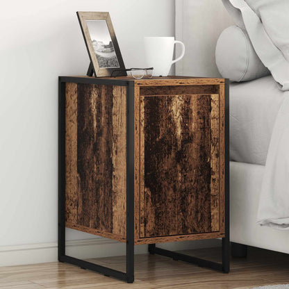 vidaXL Bedside Table 2 pcs Old Wood 39.5 x 30 x 50 cm Engineered Wood 1
